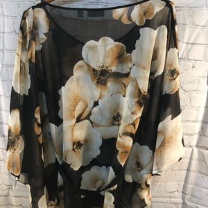 New York & Company Tops - Women’s Sheer Blouse New York & Company Tops - Women’s Sheer Blouse